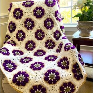 Crochet Granny Squares blanket